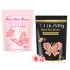 Wax Beads for Hair Removal, Auperwel 2.5lb/1.13kg Hard Wax Beads for Sensitive Skin with 10 Sticks, Waxing Beans for Brazilian, Bikini, Eyebrow, Underarms, Back, and Chest Waxing, Painless Refill Pear view 1