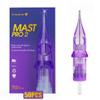 Mast Tattoo Pro2 Needles Cartridges #12 Curved Mugnum 50 Count Mixed Round Liner Sizes 5RM, 7RM, 9RM, 11RM, 13RM Pro Needle Pins Membrane Disposable view 1