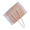 1000pcs Double Side Wood Cotton Swab Microbrush Eyelash Sticks Cleaning Swabs Nails Ear Toothpicks Cosmetic Eye Lash Glue Removing Tools (500PCS) view 1