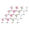 POPETPOP 16pcs Cute Pinwheel Hair Clips for Girls Sparkly Windmill Barrettes for Parties and Dress up Adorable Hair Accessories for Boys and Girls view 1
