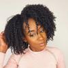 Seamless Clip in Hair Extensions 100% Human Hair Afro Kinky Curly PU Clip Ins Human Hair Invisible Skin Weft Clip-on Hair 120g/set Full Head 20inch Natural Color view 3