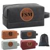 6 Pack Personalized Toiletry Bag for Men Handcrafted, Custom Leather Dopp Kit for Men, Personalized Gifts for Men, Father, Husband, Boyfriend, Groomsmen, Best Man Gifts, Shaving Bag Cosmetic Bag view 1
