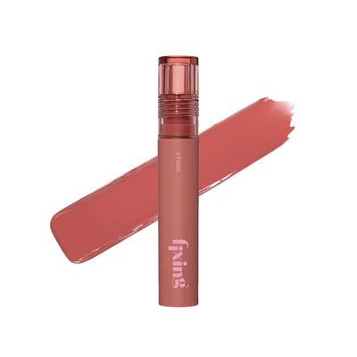 ETUDE Fixing Tint #12 Salmon Brick (4g) | Long Lasting High Pigmented Liquid Lipstick | Waterproof Lightweight Matte Finish Lip Stain | Full Coverage | Korean Makeup, Kbeauty