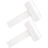 Pinkunn 2 Pcs Hot Tub Headrest Bathtub Headrest Pillow Waterproof Spa Head Pillows with Weighted Back for Bath Neck Head and Back Support Women Men(White) view 1