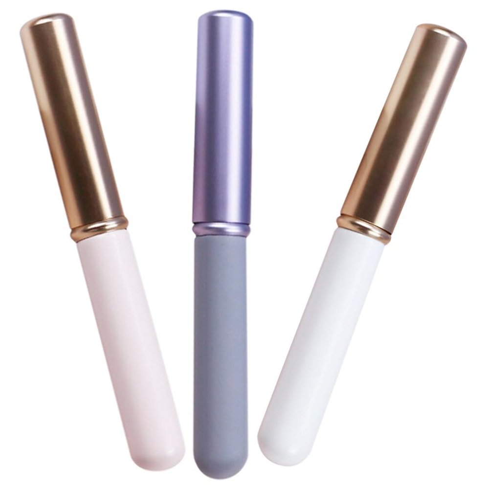 FRCOLOR 3pcs Lip Brush for Precise Application Soft and Lipstick and Lip Gloss Tools Ergonomic Design for Comfortable Use Includes Brushes