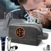 6 Pack Personalized Toiletry Bag for Men Handcrafted, Custom Leather Dopp Kit for Men, Personalized Gifts for Men, Father, Husband, Boyfriend, Groomsmen, Best Man Gifts, Shaving Bag Cosmetic Bag view 2