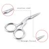 Brow Shaping Scissors and Brush - Stainless Steel Eyebrow Trimming Scissors for Women and Men (Silver) view 3