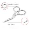 Brow Shaping Scissors and Brush - Stainless Steel Eyebrow Trimming Scissors for Women and Men (Silver) view 4