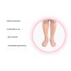 1 Pair Long Silicone Moisturizing Socks, Beach Protective Socks for Camping and Man and Woman Foot Spa, Hight Elastic Socks for Dry Feet and Crack Heel Overnight view 3