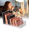 Acrylic Eyeshadow Palette Make Up Organizer 7 Sectons Divided Eyeshadow Palette Pallet Cosmetic Display Stand Makeup Palettes Storage Rack for Eyeshadow Palettes, Cosmetic, Dressing Table(Clear) view 1