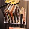 Acrylic Eyeshadow Palette Make Up Organizer 7 Sectons Divided Eyeshadow Palette Pallet Cosmetic Display Stand Makeup Palettes Storage Rack for Eyeshadow Palettes, Cosmetic, Dressing Table(Clear) view 4