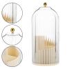 Alipis Makeup Brush Storage Holder Rotating Cosmetic Organizer with Lid Capacity Makeup Pen Organizer for Vanity Bathroom Desk Compact view 4