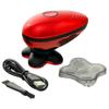 Pop Sonic 5-Head Electric Shaver Kit - Unisex (Red) Shaver for Face, Head & Body - Smooth, Waterproof USB Rechargeable Trimmer with 360-Degree Precision Cut Heads for Men & Women view 2