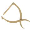 Jauarta Eyebrow Stencil Microblading Ruler Stainless Steel 3 Point Positioning Golden Ratio Symmetrical Measuring Tool Eyebrow Ruler (Gold) view 2