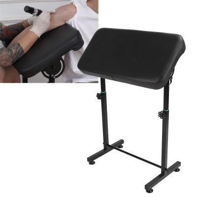 Large Panel Armrest Stand, Adjustable Height and Tilt Black Armrest Stand and Legrest with Thicken Pad, Arm Leg Rest Stand Tool for Studio Salon