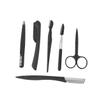 FRCOLOR 12pcs Travel Eyebrow Razor Set Portable Trimmer Comb Brush Scissors and Shaper for Women Makeup view 4