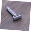 FRCOLOR 3pcs Stainless Steel Safety Razor Men Shaving Tool Double Blade Gentle Sensitive Skin Barber Shop Grade view 2