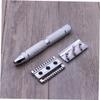 FRCOLOR 2pcs Double Edge Safety Razor Men Shaving Steel Razor Pattern Smooth Shave view 3