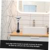 FRCOLOR 2pcs Aluminium Alloy Shaving Stand with Oblique Opening and Holder for Shaving for Organizing Your Bathroom Essentials view 4