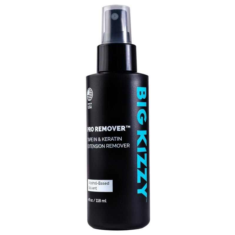 Big Kizzy Pro Remover - Keratin & Tape-in Hair Extension Remover - Professional Quality, 4oz