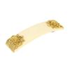 1928 Jewelry Rectangular Ivory Floral 4.24 Inch Hair Barrette Clip For Women, (1 Pcs) view 1