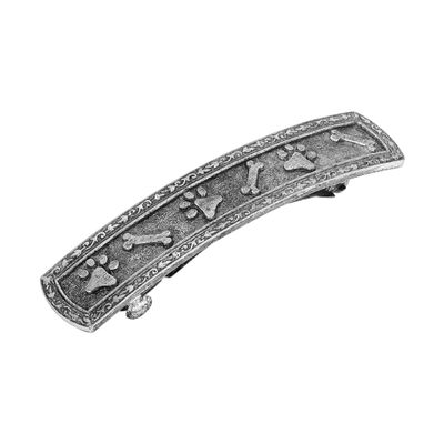 1928 Jewelry Paws And Bones 3.62 Inch Hair Barrette Clip For Women, (1 Pcs)