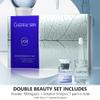 Cheerful Skin Double Beauty Set, Anti Oxidation & Aging Freeze-Dried Powder for 7 days Firming Lightening Fine Lines, Includes 7 Pairs of Powder 100mg+Solution 5ml Set, 2 Droppers view 2