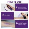 Body Glitter Spray, Glitter Hairspray, Purple Body Glitter Spray, Quick-Drying and Waterproof Glitter Hairspray, Nozzles are not Easily clogged, Long-Lasting Body Shiny for Stage Makeup, 3.38Oz view 2