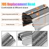 Series 7 70S Electric Shaver Head Replacement,Compatible with Braun Series 7 Shavers 720cc, 730cc, 735s, 750cc, 760cc, 790cc, and 795cc Shaver Foil,2 Pack view 2