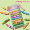 Lip Smacker Crayola Party Pack - 8 Moisturizing Lip Balms, Fun Flavors, Hydrating & Protecting, Glossy Finish - Cruelty-Free view 3