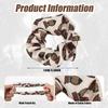 10pcs Sport Hair Scrunchies, Football Scrunchies Elastic Silk Satin Hairband Rugby Scrunchy for Sport Hair Ties Ponytail Holders for Girls Women Players Teams (5 Styles) view 2