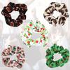 10pcs Sport Hair Scrunchies, Football Scrunchies Elastic Silk Satin Hairband Rugby Scrunchy for Sport Hair Ties Ponytail Holders for Girls Women Players Teams (5 Styles) view 4