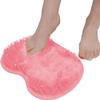 AKOAK 1 Pack Shower Back and Foot Scrubber, Wall-mounted Scrubber with Suction Cup, Silicone Bath Massage Pad Brush for Bathroom Foot Cleaning for Both Men and Women Improving Skin and Gentle Exfoliat view 1