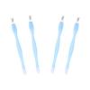 4 Pcs Cuticle Trimmer Pusher Remover, Rubber Tip Gentle on Nail Bed, Stainless Steel Cuticle Remover, Manicure Tool for Fingernails view 1