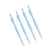 4 Pcs Cuticle Trimmer Pusher Remover, Rubber Tip Gentle on Nail Bed, Stainless Steel Cuticle Remover, Manicure Tool for Fingernails view 2