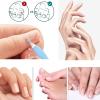 4 Pcs Cuticle Trimmer Pusher Remover, Rubber Tip Gentle on Nail Bed, Stainless Steel Cuticle Remover, Manicure Tool for Fingernails view 3