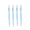 4 Pcs Cuticle Trimmer Pusher Remover, Rubber Tip Gentle on Nail Bed, Stainless Steel Cuticle Remover, Manicure Tool for Fingernails view 4