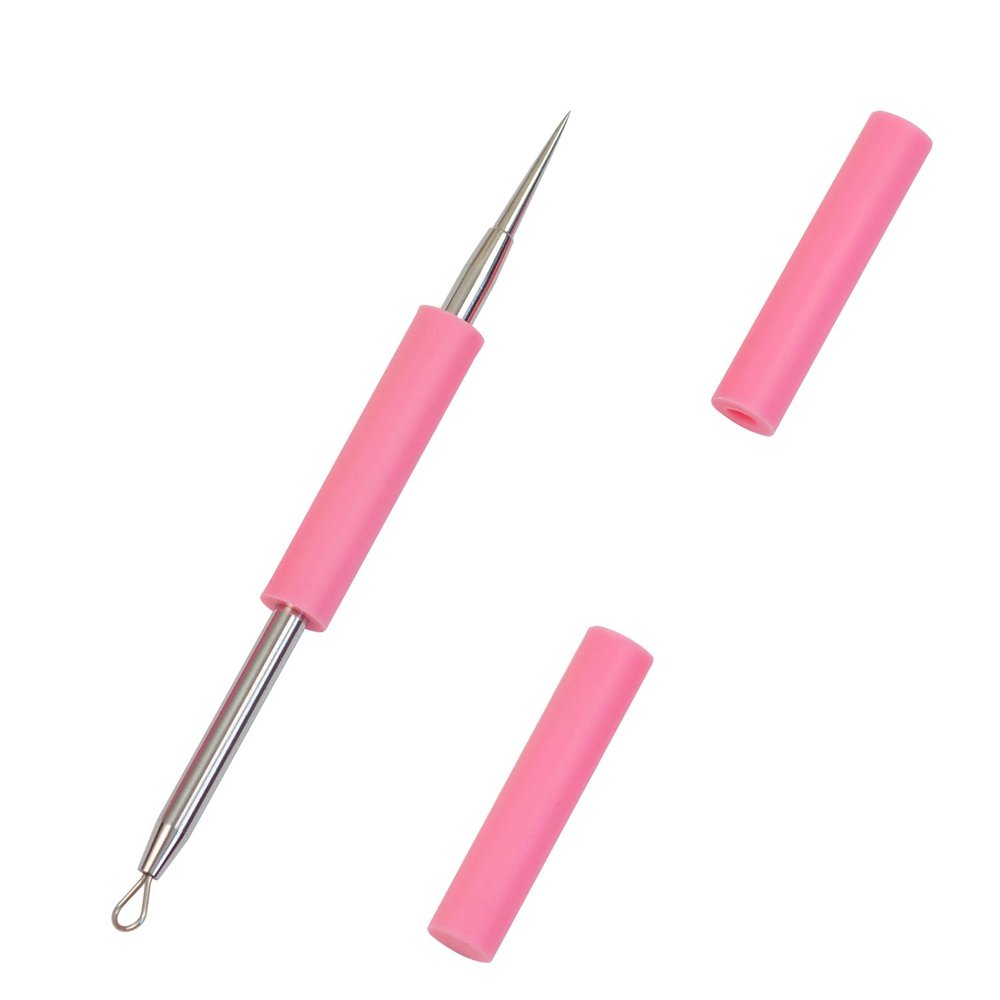 Pimple Extractor Tools Acne Removal Needle Surgical Grade Acne Treatment Tool 2-in-1 Blackhead Remover