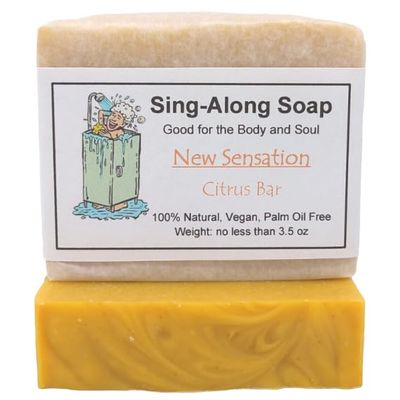 Citrus Soap, All-Natural, Vegan, Scented, New Sensation