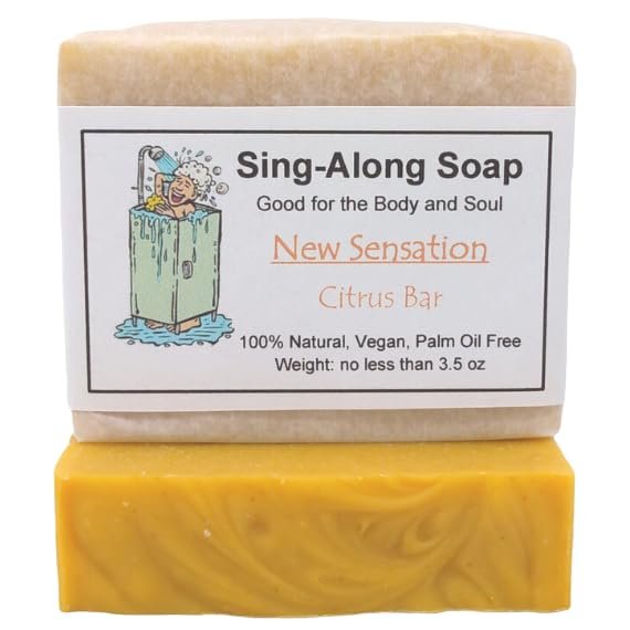 Citrus Soap, All-Natural, Vegan, Scented, New Sensation