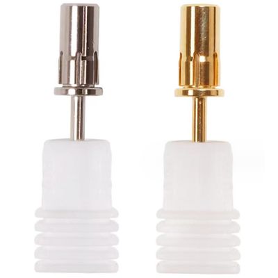 Eyech 2Pcs Sanding Band Mandrel Bit, Mini Mandrel Nail Drill Bit for Home/Salon/SPA/Manicure/Nail Sanders (Silver+Golden)