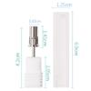 Eyech 2Pcs Sanding Band Mandrel Bit, Mini Mandrel Nail Drill Bit for Home/Salon/SPA/Manicure/Nail Sanders (Silver+Golden) view 2