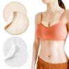 Castor Oil Pack for Breast, 4 PCS Reusable Organic Castor Oil Pack Wrap,Soft Breast Pads for Relaxing Sleeping (Oil Not Included) - White+Khaki view 1