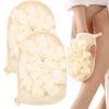 2 Pack Exfoliating Mitt Shower Loofah, Double-Sided Exfoliating Glove, Shower Pouf Cleaning Loofah Sponge, Shower Use Sponge for Body Wash Bathroom Men Women view 1