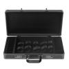 HuaShuani Hair and Beauty Tool Storage Box, Hairdresser Suitcase Travel Code Case, Portable Tool Organizer, Suitable for Organizing Scissors, Trimmers, Combs, Brushes and Other Styling Tools view 4