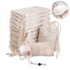 20 Pack Soap Saver Bag,Soap BagsNatural Cotton Linen Soap Saving Bags Mesh Plastic Free Exfoliating Foaming And Drying Shower Soap Holderr (Cotton and linen) view 1