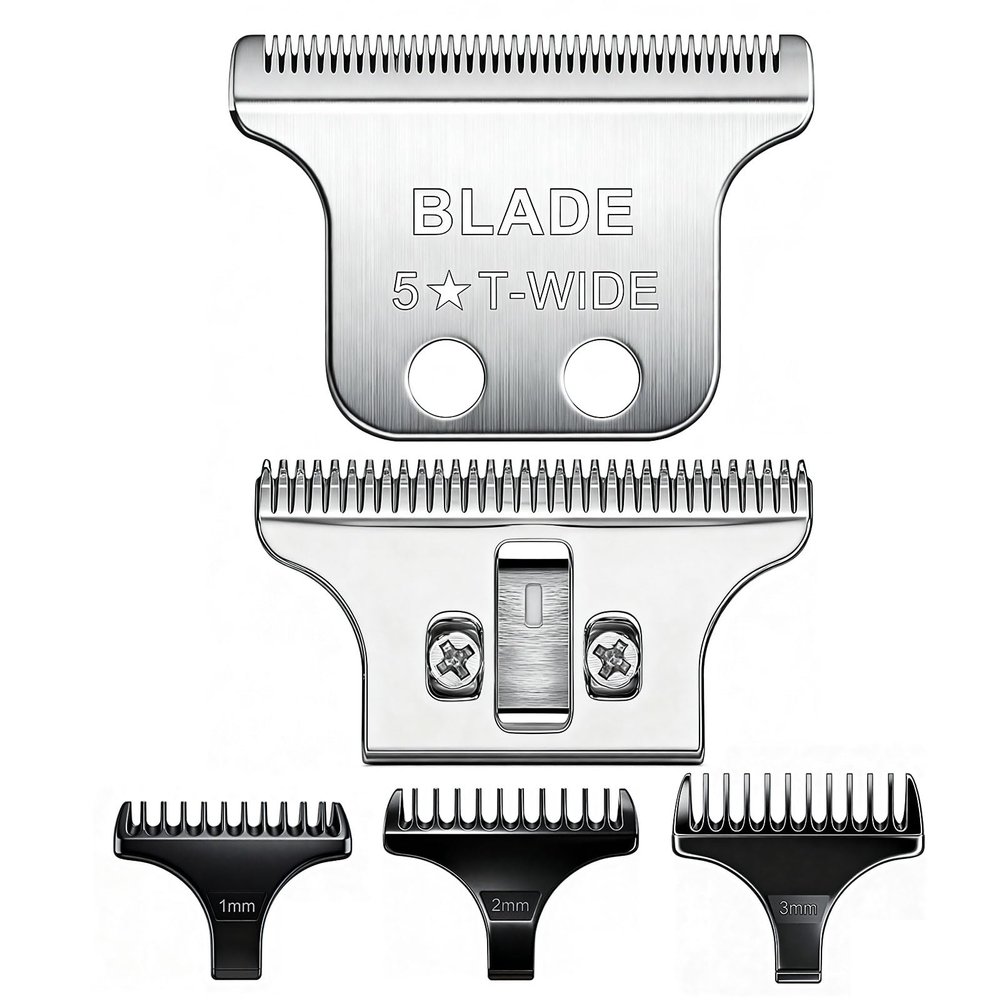 2215 T Wide Adjustable Trimmer Blades for Wahl 5 Star Series Detailer (8081) and Cordless Detailer LI (8171) Hair Clippers Blades-Model 2215