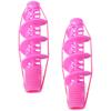 Didiseaon 2pcs Hair Perm Rods Curly Perm Hair Kit, Rods Curlers Twist Hair Rollers Small Curling Rods No Heat Curlers Cold Wave Rods for Hairdressing Styling Tools, Pink view 1
