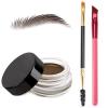 3 IN 1 Eyebrow Gel Kit With 2 Eyebrow Brushs,High Pigment,Waterproof,Long Wearing, Eyebrow Pomade For All Skin Tones, #06 medium-brown view 1