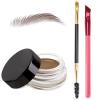 3 IN 1 Eyebrow Gel Kit With 2 Eyebrow Brushs,High Pigment,Waterproof,Long Wearing, Eyebrow Pomade For All Skin Tones, #09 caramel view 1